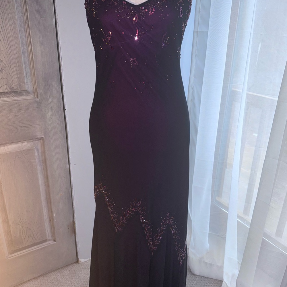 Xscape Purple Maxi Dress